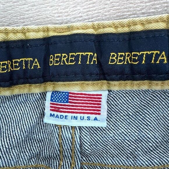 Beretta Jeans Men’s 32x30 Blue Straight Classic Fit Made in USA Dark Wash - Picture 6 of 10